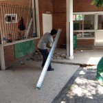 Instalación de nuevas canalizaciones - Instituto San José A-355